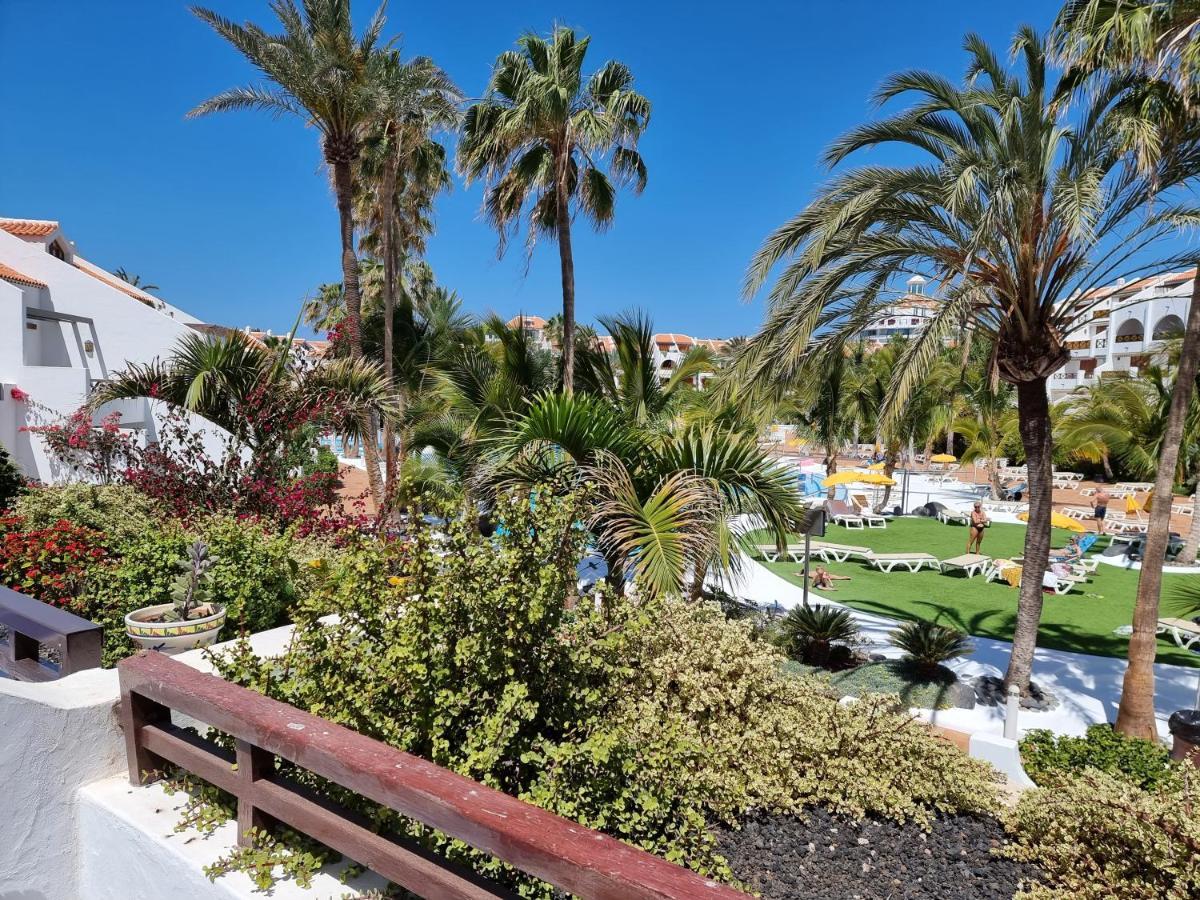 بلايا ذي لاس أميريكاس Studio Apartment No 1 Directly On The Beach And Sea, Terrace, Heated Pool, Wifi المظهر الخارجي الصورة