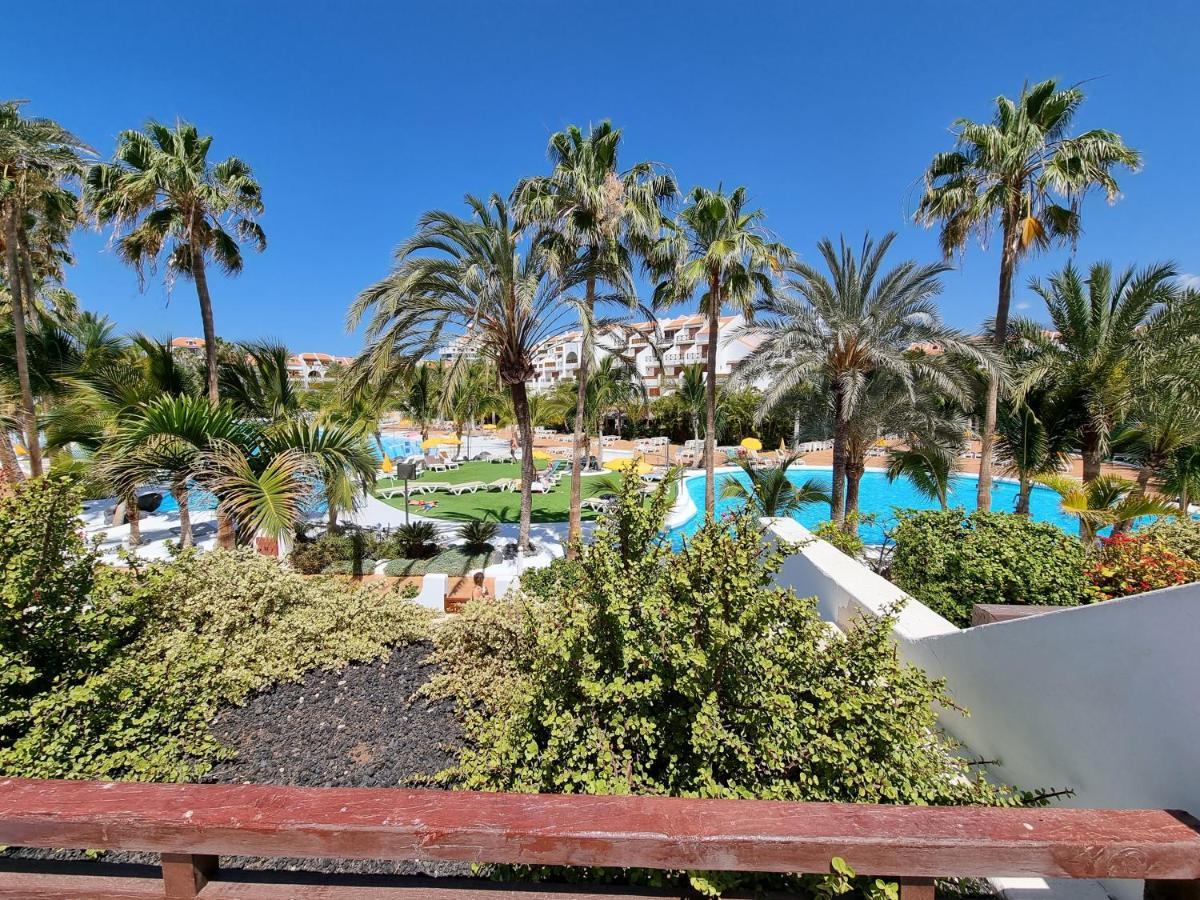 بلايا ذي لاس أميريكاس Studio Apartment No 1 Directly On The Beach And Sea, Terrace, Heated Pool, Wifi المظهر الخارجي الصورة
