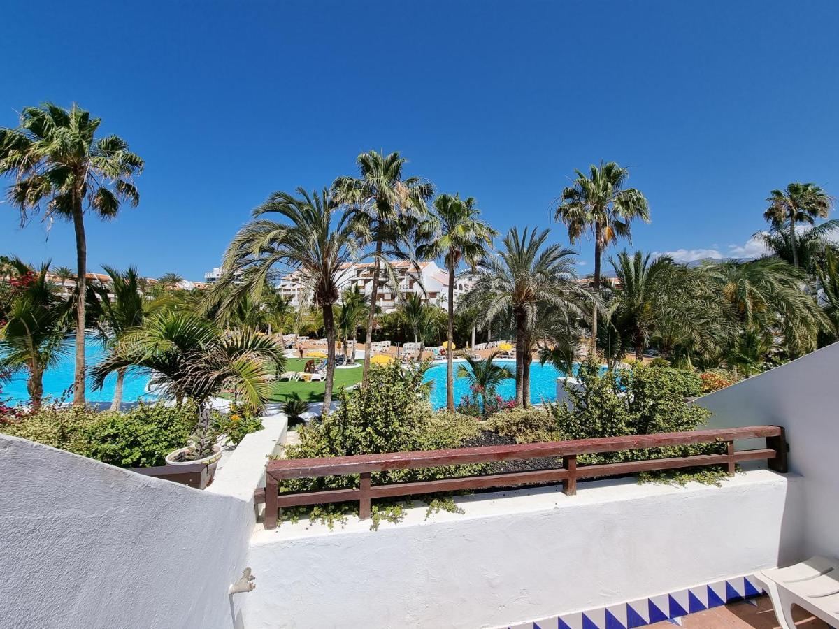 بلايا ذي لاس أميريكاس Studio Apartment No 1 Directly On The Beach And Sea, Terrace, Heated Pool, Wifi المظهر الخارجي الصورة